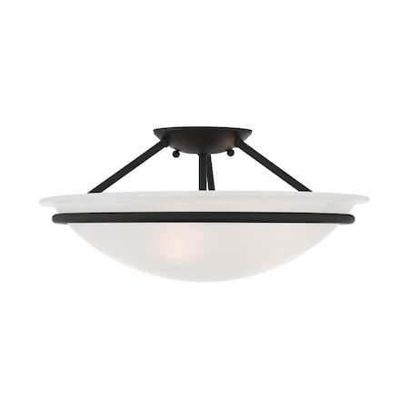 Newburgh 3 Light Black Ceiling Mount MPN:4824-04