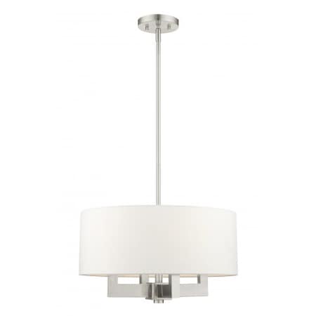 Brushed Nickel Chandelier, 4 Light MPN:48784-91