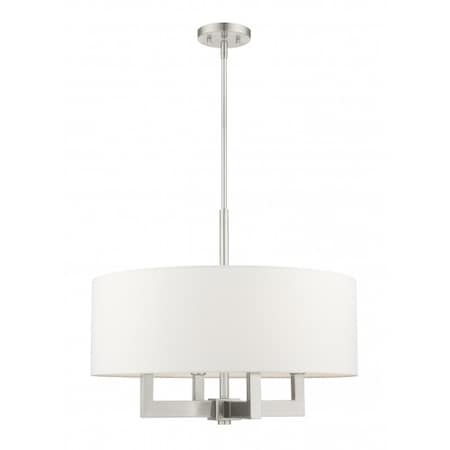 Brushed Nickel Chandelier, 4 Light MPN:48786-91