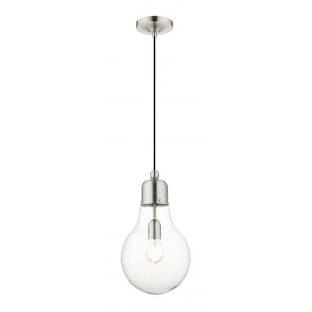 Brushed Nickel Pendant, 1 Light MPN:49092-91