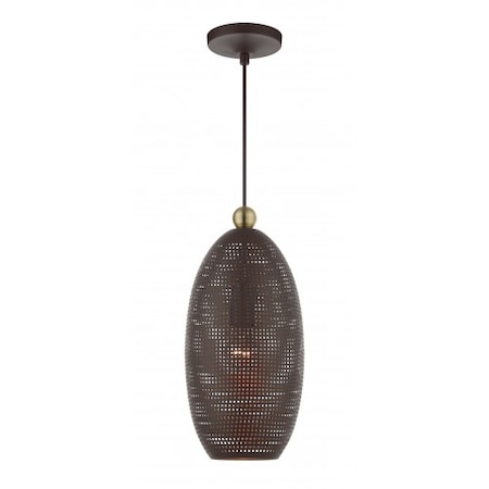 Bronze with Antique Brass Accents Pendan MPN:49101-07