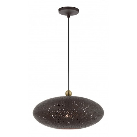 Bronze with Antique Brass Accents Pendan MPN:49102-07