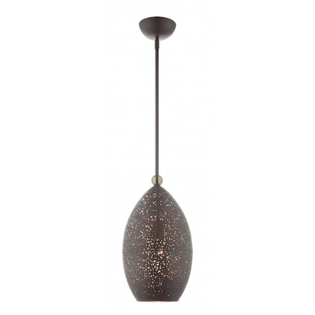 Bronze with Antique Brass Accents Pendan MPN:49182-07