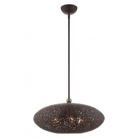 Bronze with Antique Brass Accents Pendan MPN:49185-07
