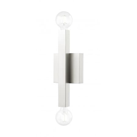 Brushed Nickel Sconce, 2 Light MPN:49212-91