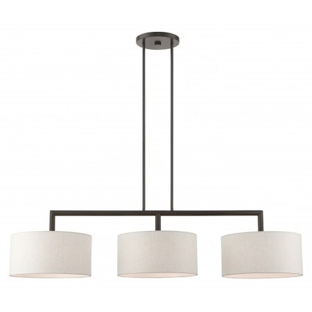 English BronzeLinear Chandelier, 3 Light MPN:49293-92
