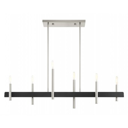 Brushed Nickel with Bronze Accents Chand MPN:49336-91
