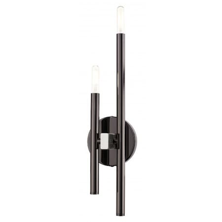 Black Chrome ADA Double Sconce, 2 Light MPN:49342-46
