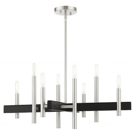 Brushed NickelChandelier, 8 Light MPN:49348-91