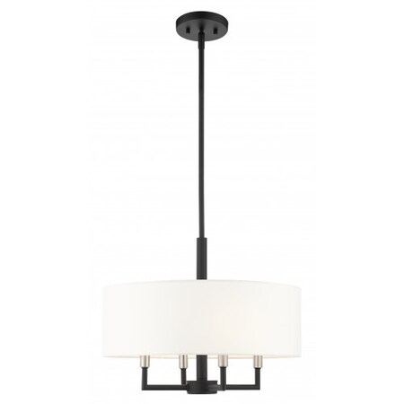 Black Pendant Chandelier, 4 Light MPN:49374-04