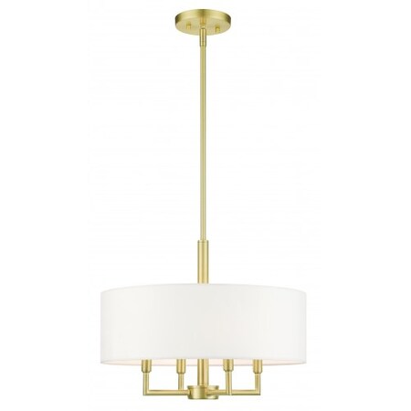Satin BrassPendant Chandelier, 4 Light MPN:49374-12