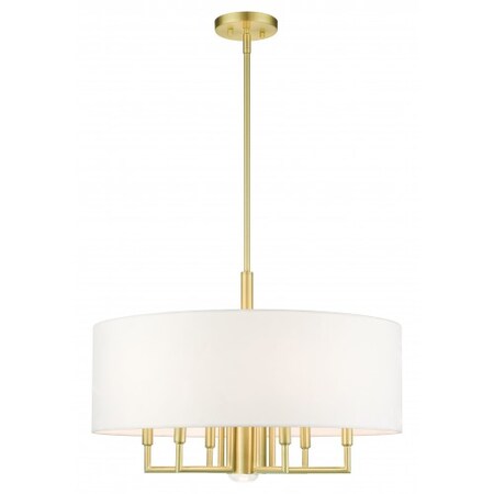 Satin BrassPendant Chandelier, 7 Light MPN:49376-12