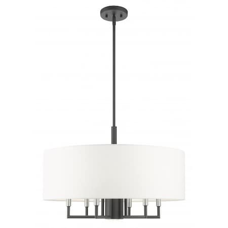 Scandinavian Gray Pendant Chandelier, 7 L MPN:49376-76