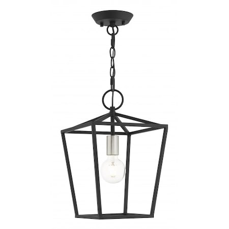 Black Convertible Semi Flush/Lantern, 1 L MPN:49432-04