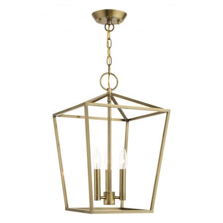 Antique Brass Convertible Semi Flush/Lan MPN:49433-01
