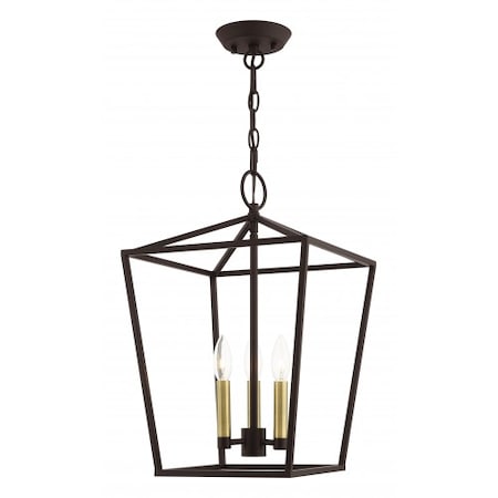 Bronze Convertible Semi Flush/Lantern, 3 MPN:49433-07