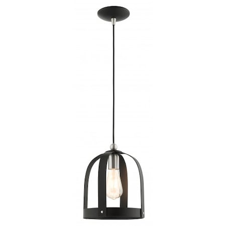 Textured Black Mini Pendant, 1 Light MPN:49642-14