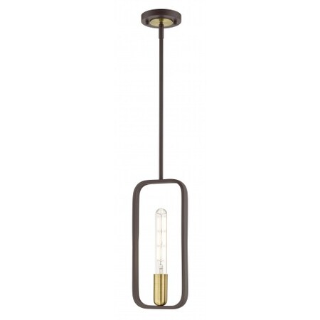 Bronze with Antique Brass Accents Pendan MPN:49741-07