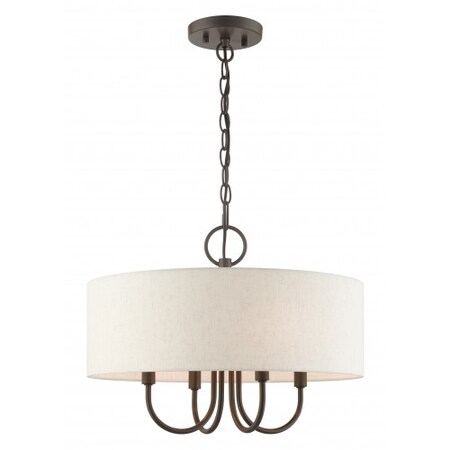 English BronzePendant Chandelier, 4 Light MPN:49804-92