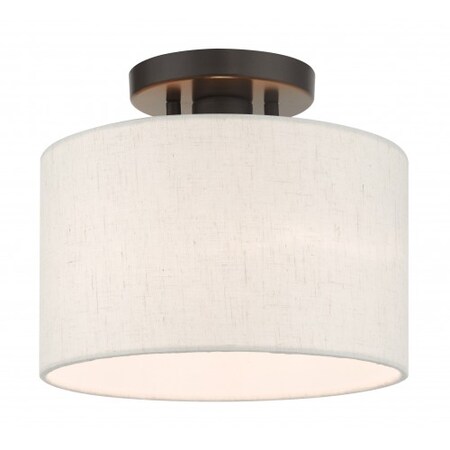 English BronzeSemi Flush, 1 Light MPN:49808-92