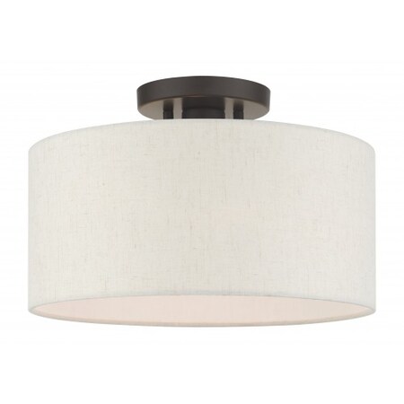 English BronzeSemi Flush, 1 Light MPN:49809-92