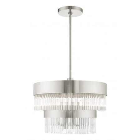 Brushed Nickel Chandelier, 5 Light MPN:49824-91