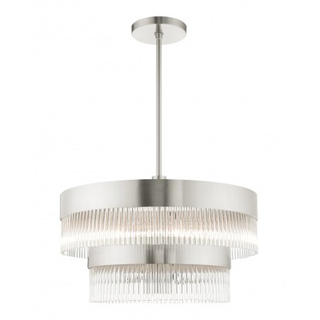 Brushed Nickel Chandelier, 7 Light MPN:49825-91