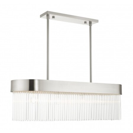 Brushed Nickel Chandelier, 4 Light MPN:49826-91