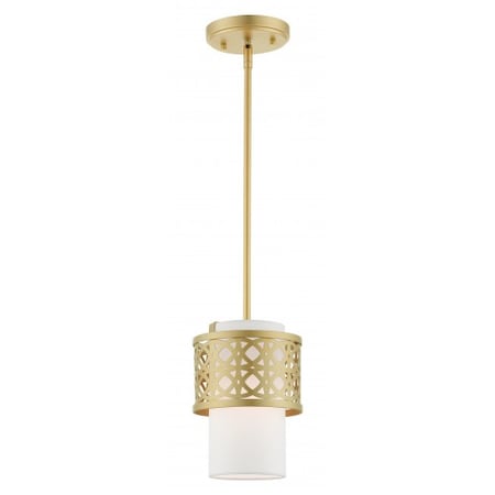 Soft Gold Mini Pendant, 1 Light MPN:49861-33