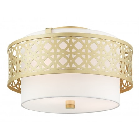 Soft Gold Semi Flush, 3 Light MPN:49863-33