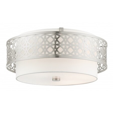 Brushed Nickel Semi Flush, 4 Light MPN:49864-91