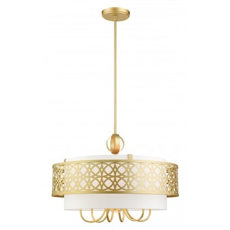 Soft Gold Pendant Chandelier, 7 Light MPN:49866-33