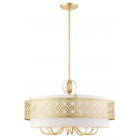 Soft Gold Pendant Chandelier 9 Light MPN:49867-33