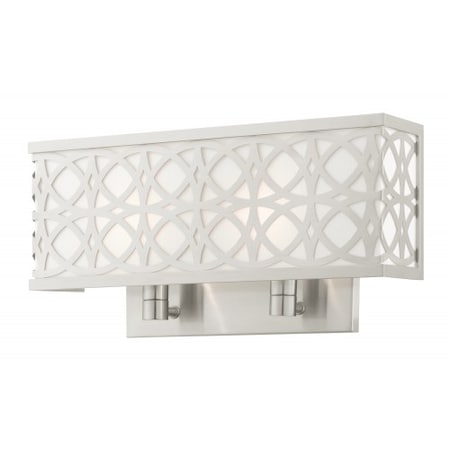 Brushed Nickel ADA Double Sconce, 2 Light MPN:49877-91