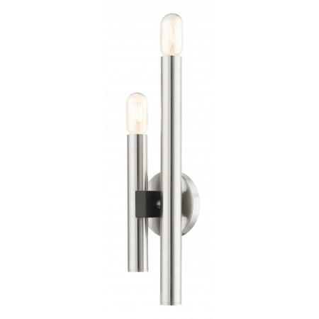 Brushed Nickel ADA Double Sconce, 2 Light MPN:49992-91