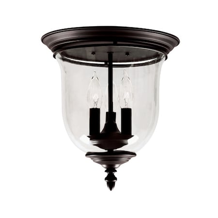 Legacy 3 Light Bronze Ceiling Mount MPN:5021-07