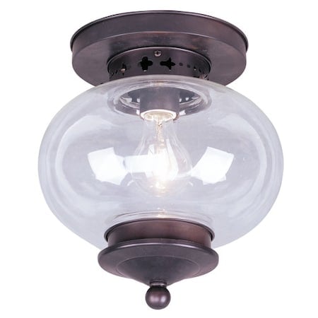 Harbor 1 Light Bronze Ceiling Mount MPN:5032-07
