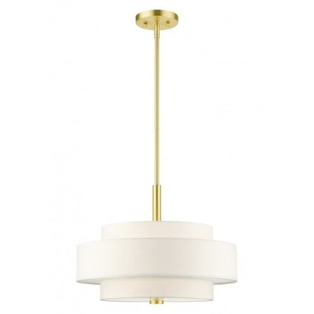 Satin Brass Chandelier, 4 Light MPN:50874-12