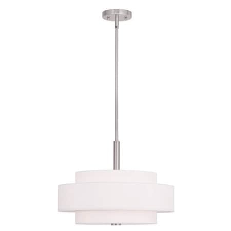 Meridian 4 Light Brushed Nickel Pendant MPN:50874-91