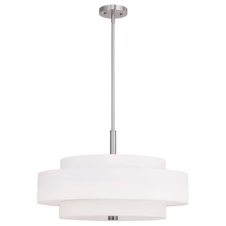Meridian 5 Light Brushed Nickel Pendant MPN:50875-91