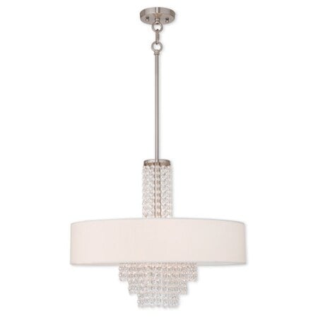 Carlisle 5 Light Brushed Nickel Chandelier MPN:51034-91