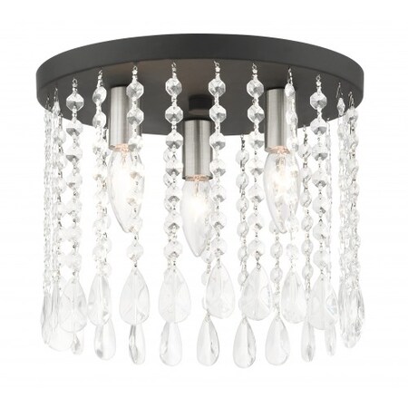 Black Flush Mount, 3 Light MPN:51067-04