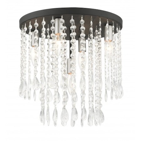 Black Flush Mount, 5 Light MPN:51068-04