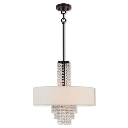 Carlisle 4 Light English Bronze Pendant MPN:51113-92