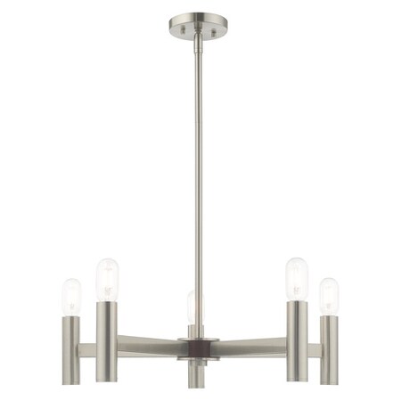 Copenhagen 5 Light Brushed Nickel Chande MPN:51135-91