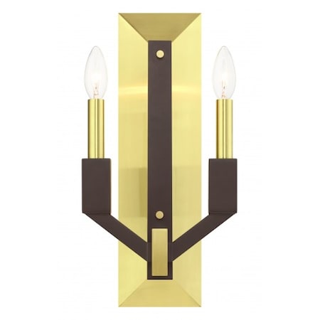 Satin BrassADA Double Sconce, 2 Light MPN:51162-12