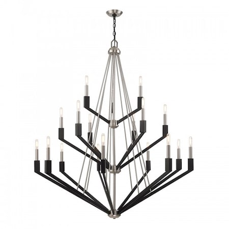 Beckett 18 Light Brushed Nickel And Bla MPN:51169-91