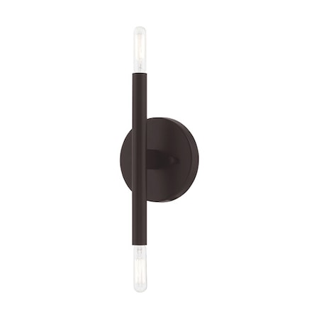 Copenhagen 2 Light Bronze ADA Wall Sconce MPN:51172-07
