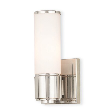Weston 1 Light Polished Nickel ADA Wall Sconce/ Bath Vanity MPN:52121-35