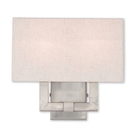 Meridian 2 Light Brushed Nickel ADA Wall Sconce MPN:52132-91